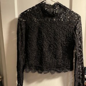 Size s black crop top